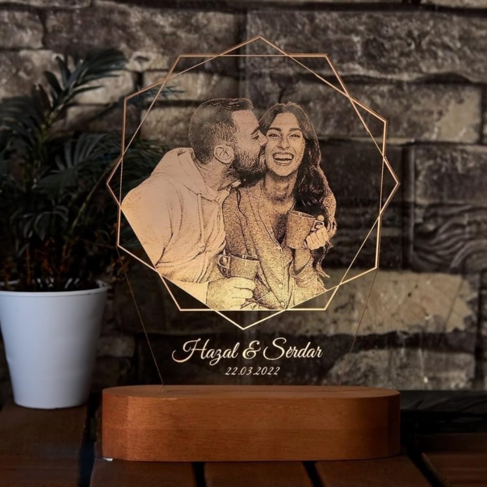 Customized Photo 3D Illusion Led Lamp