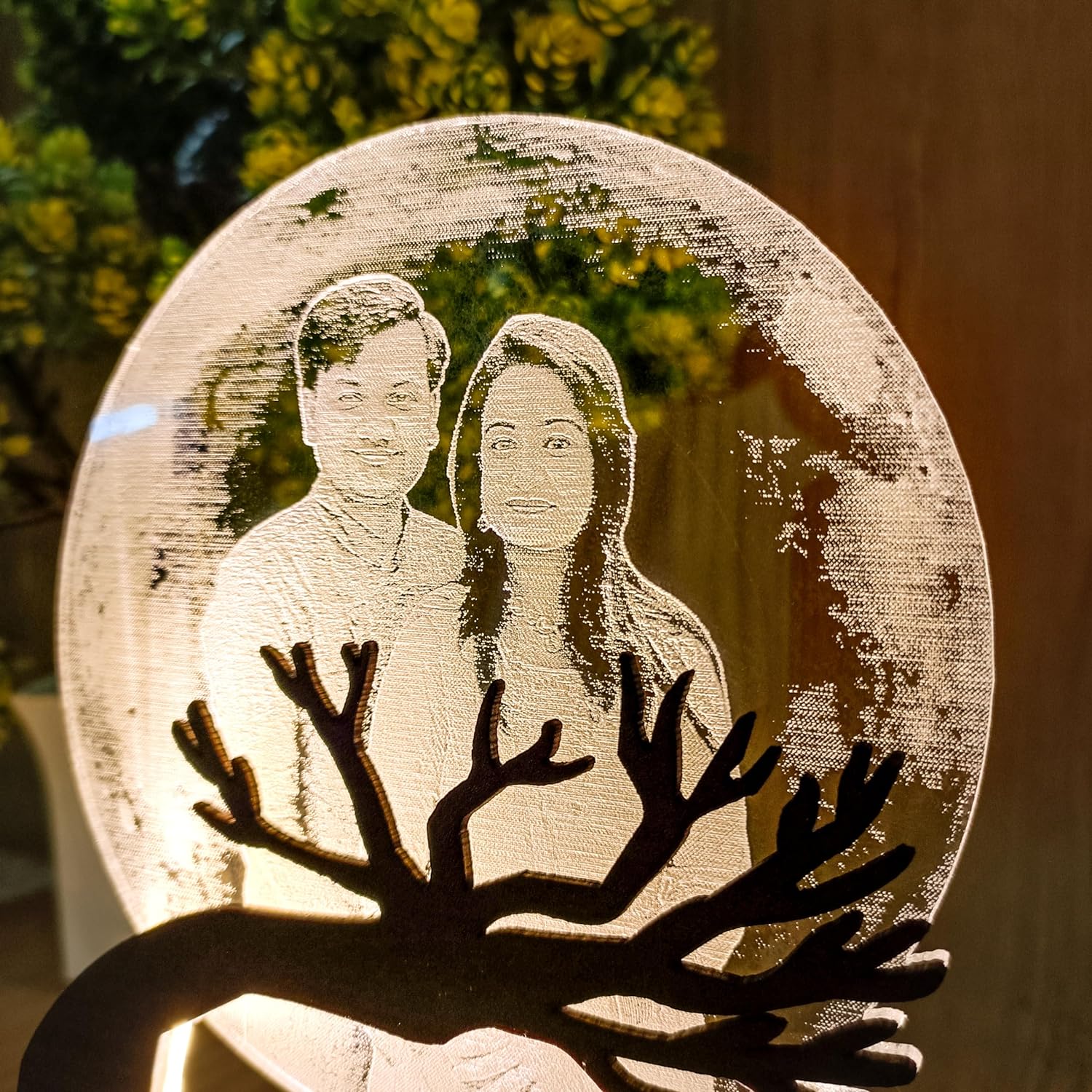 Customized 3D Illusion Moon Lamp