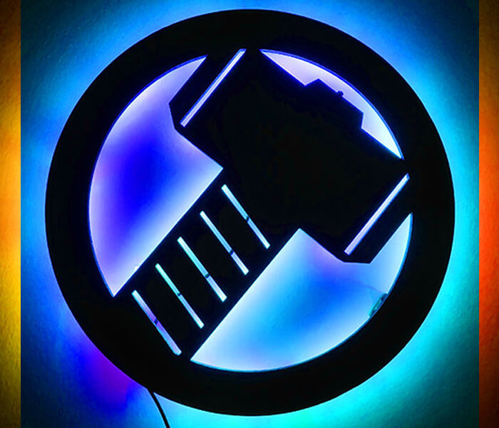 Customized Thor Wall Hanging Led Frame