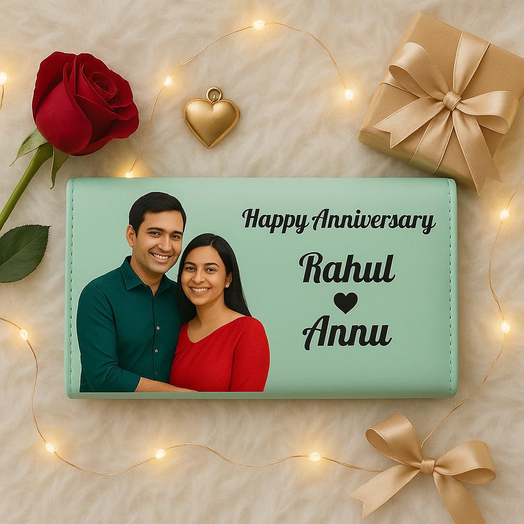 Personalized Anniversary & Wedding Wallet for Women
