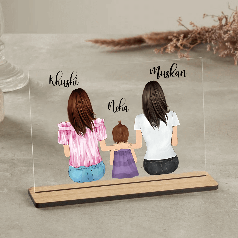 Customized table Top Plaque For Family
