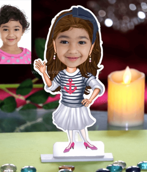 Customized Cute girl Caricature