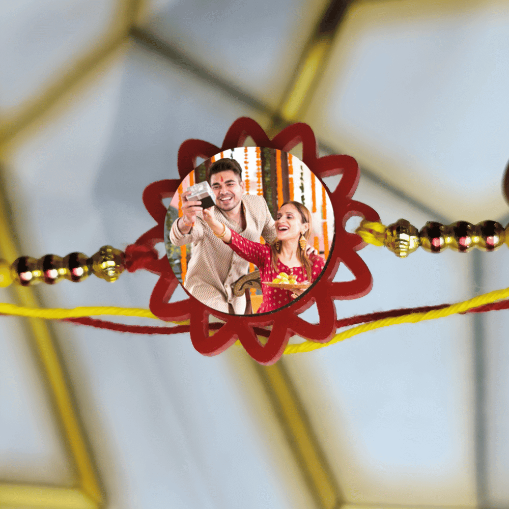 Combo of 3 Customized Photo Rakhi for Raksha Bandhan