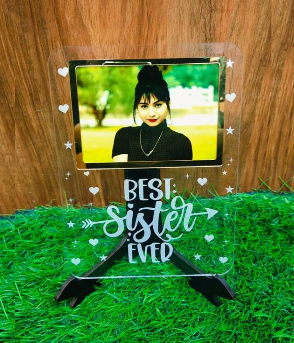 Best Sis Ever Acrylic table top