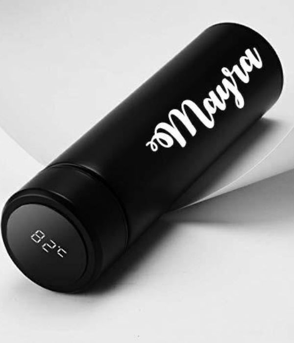Customized Temperature Water bottle With Name