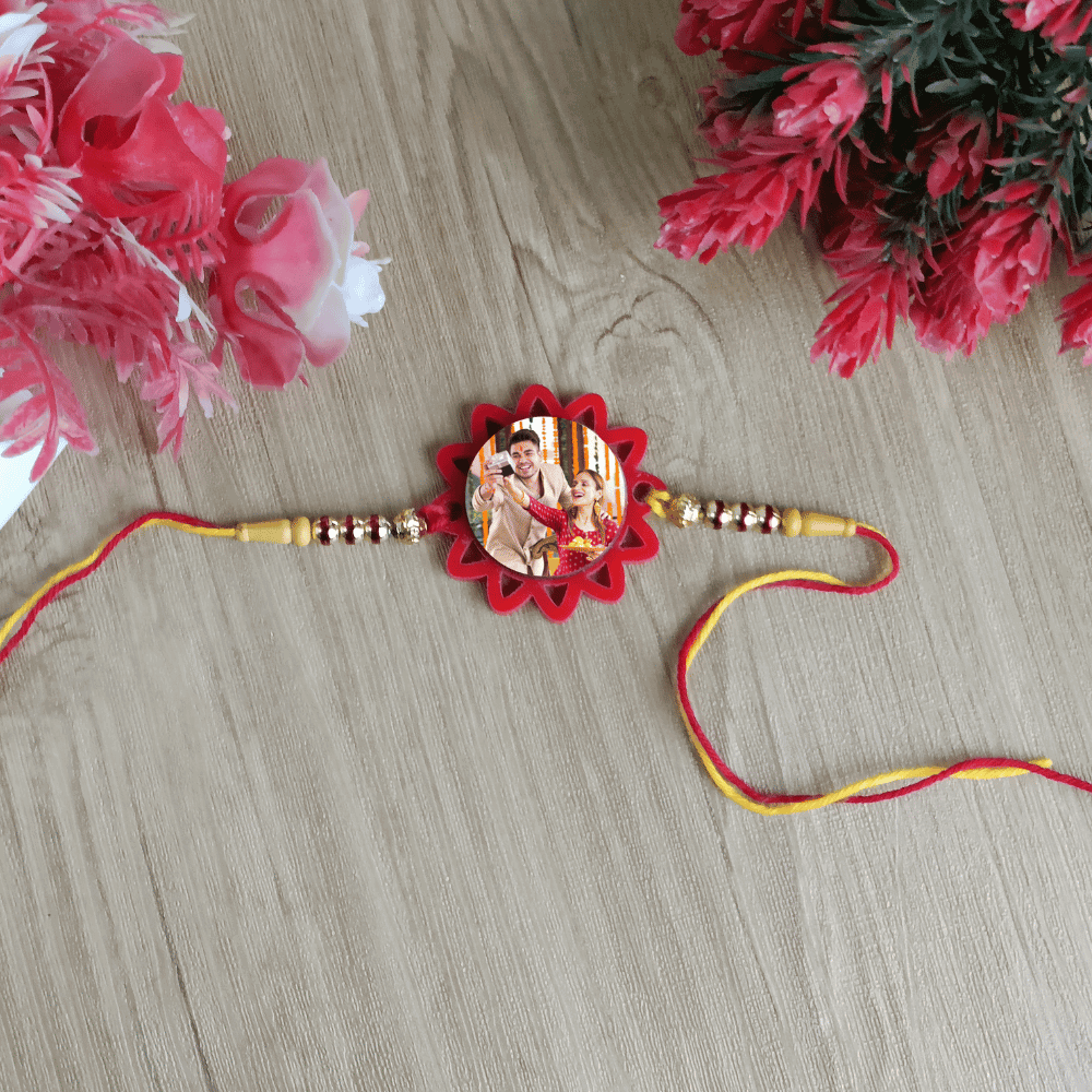 Combo of 3 Customized Photo Rakhi for Raksha Bandhan