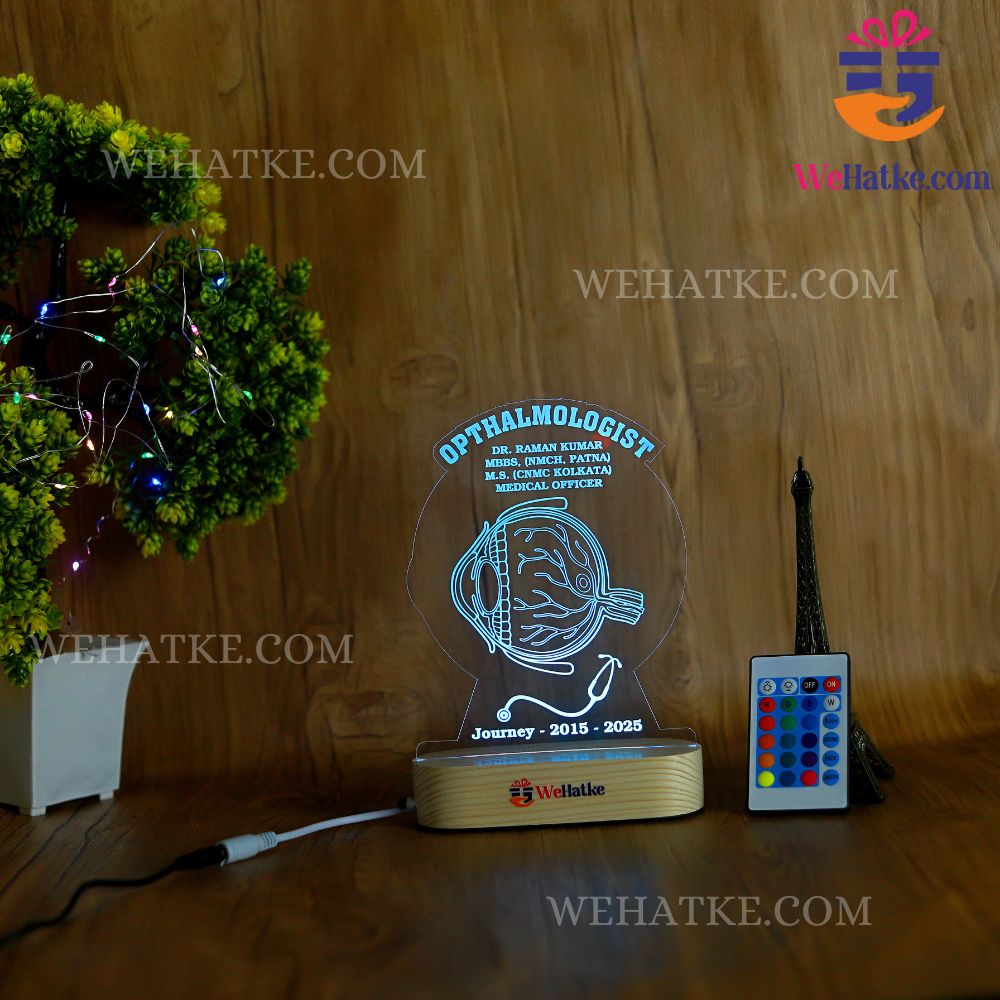 Customized 3D illusion Lamp For Ophthalmologist (Eye Doctor)