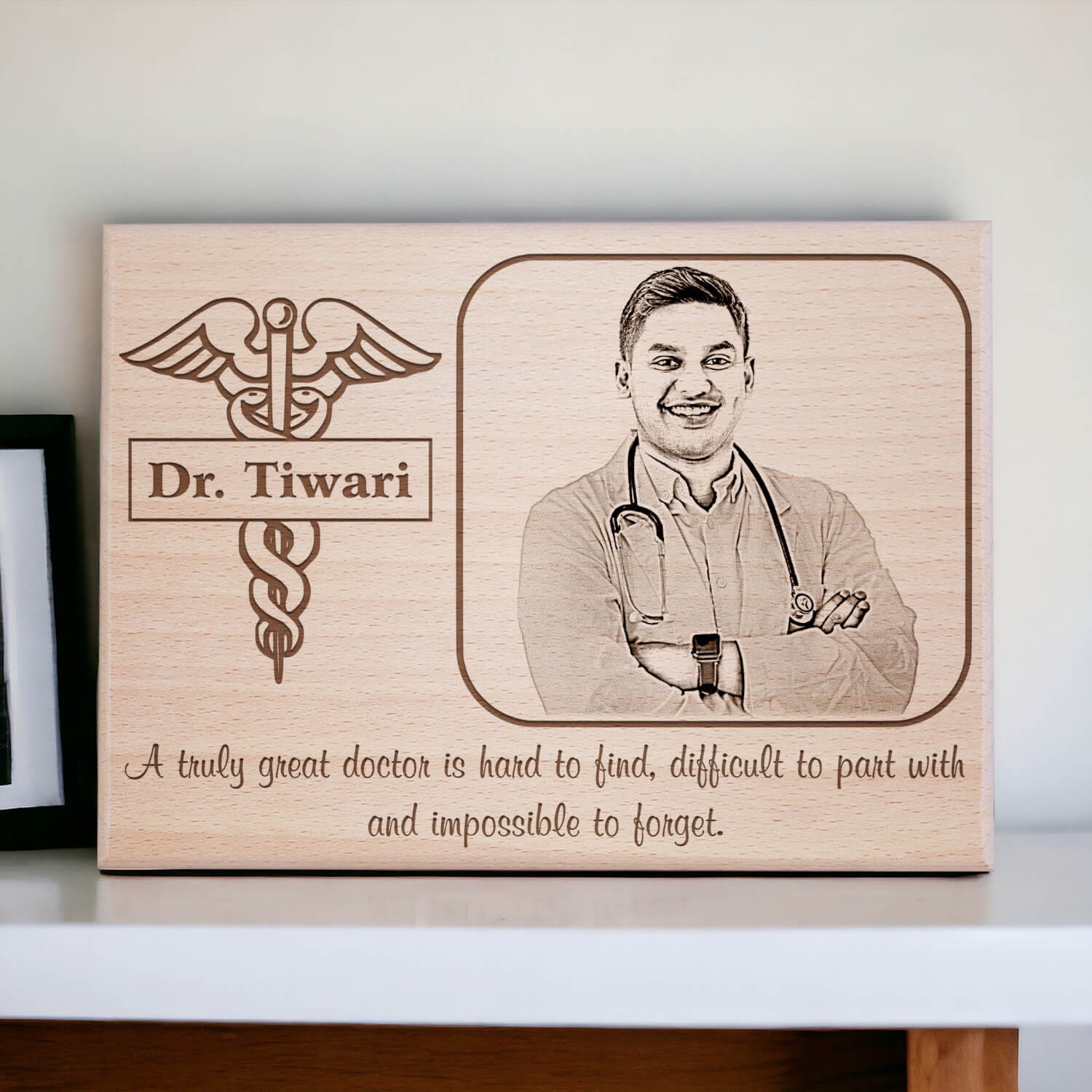 Personalized Doctor Wooden Plaque