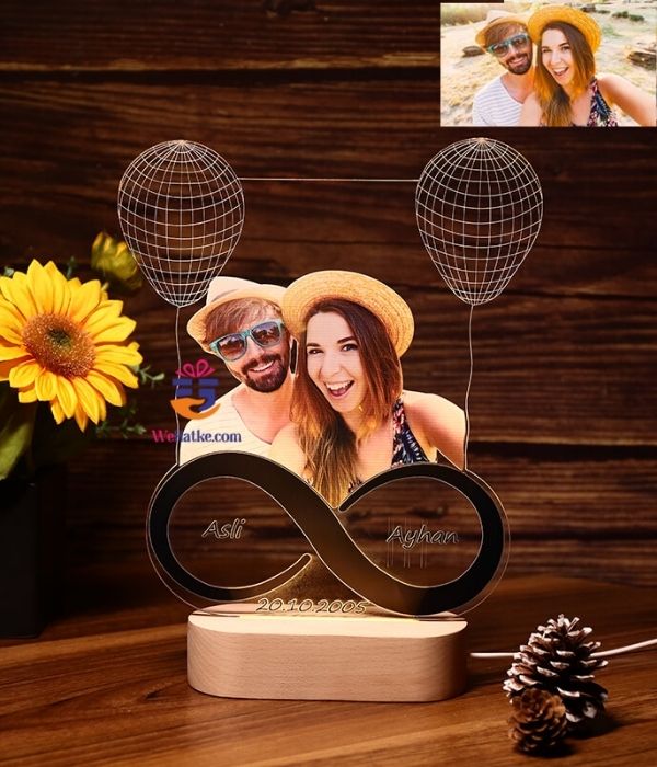 Customized 3D Infinity Balloon with photo
