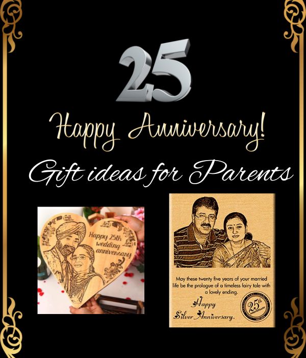 25th Anniversary Gift Ideas for Parents