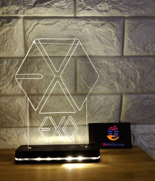 Customized EXO LED Plaque with light