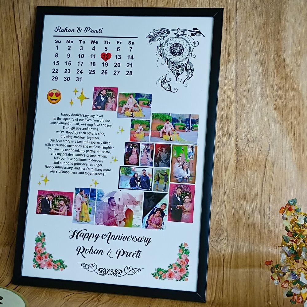 Customized Anniversary UV Print Photo Frame