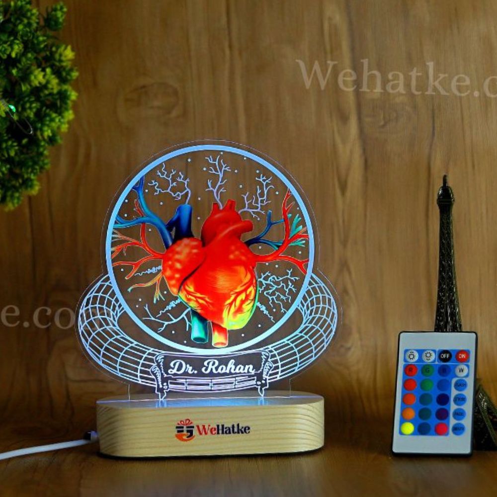Cardiologist Gift 3D Led Lamp,Heart Specialist Doctor Gift