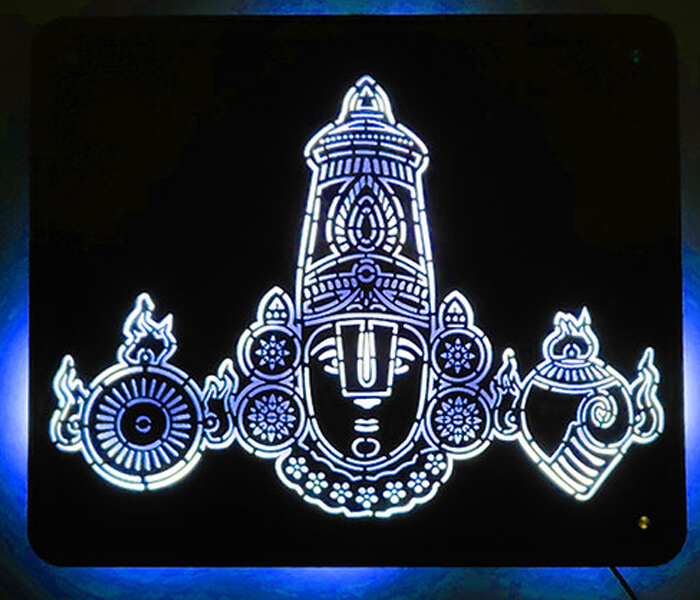 Customized Balaji Wall Hanging Led Frame