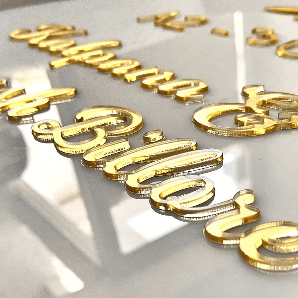 Personalized Modern Name Plates for Home