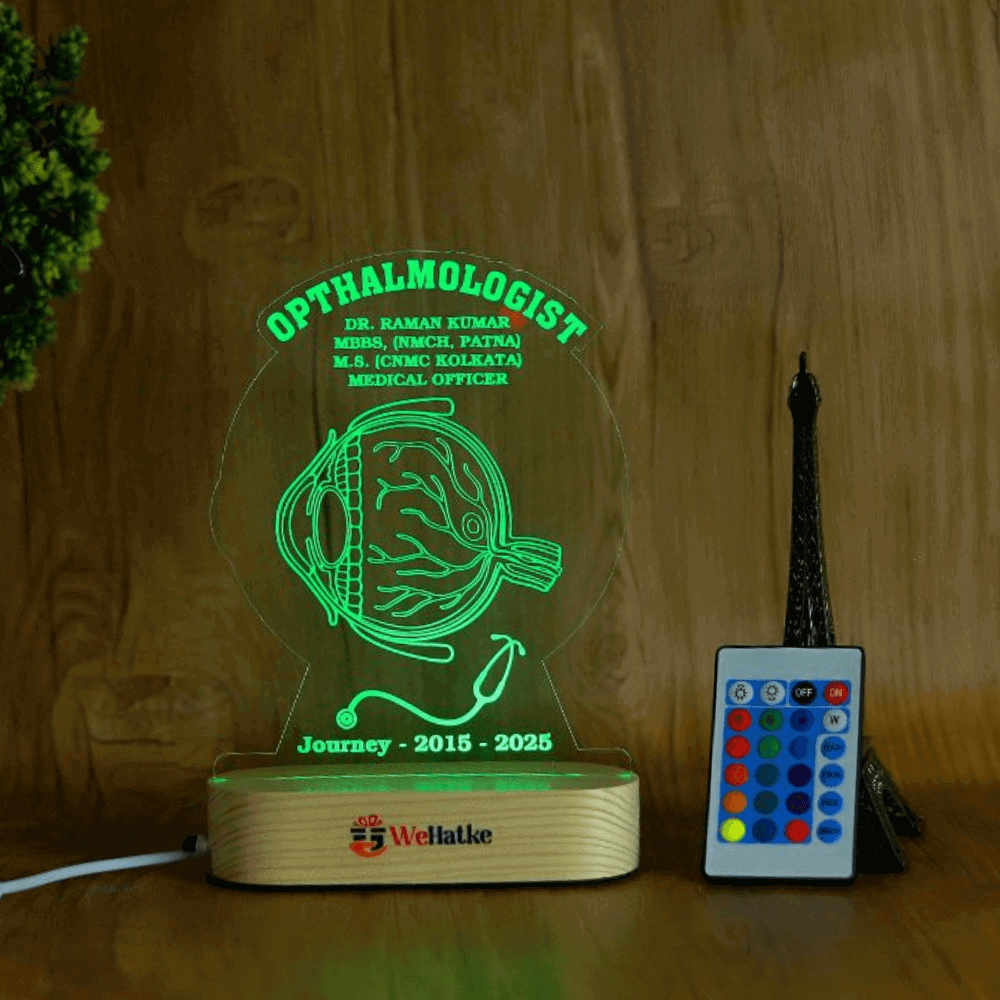 Customized 3D illusion Lamp For Ophthalmologist (Eye Doctor)