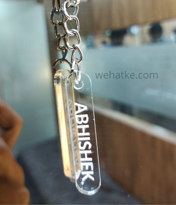 Personalized Name Acrylic Keychain