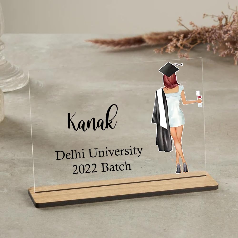 Customized Graduation Plaque For Girls