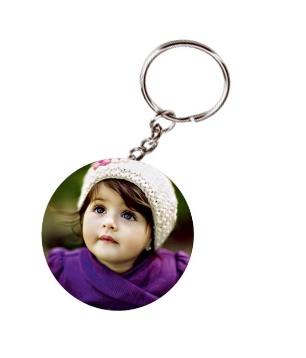 Round shape keychain