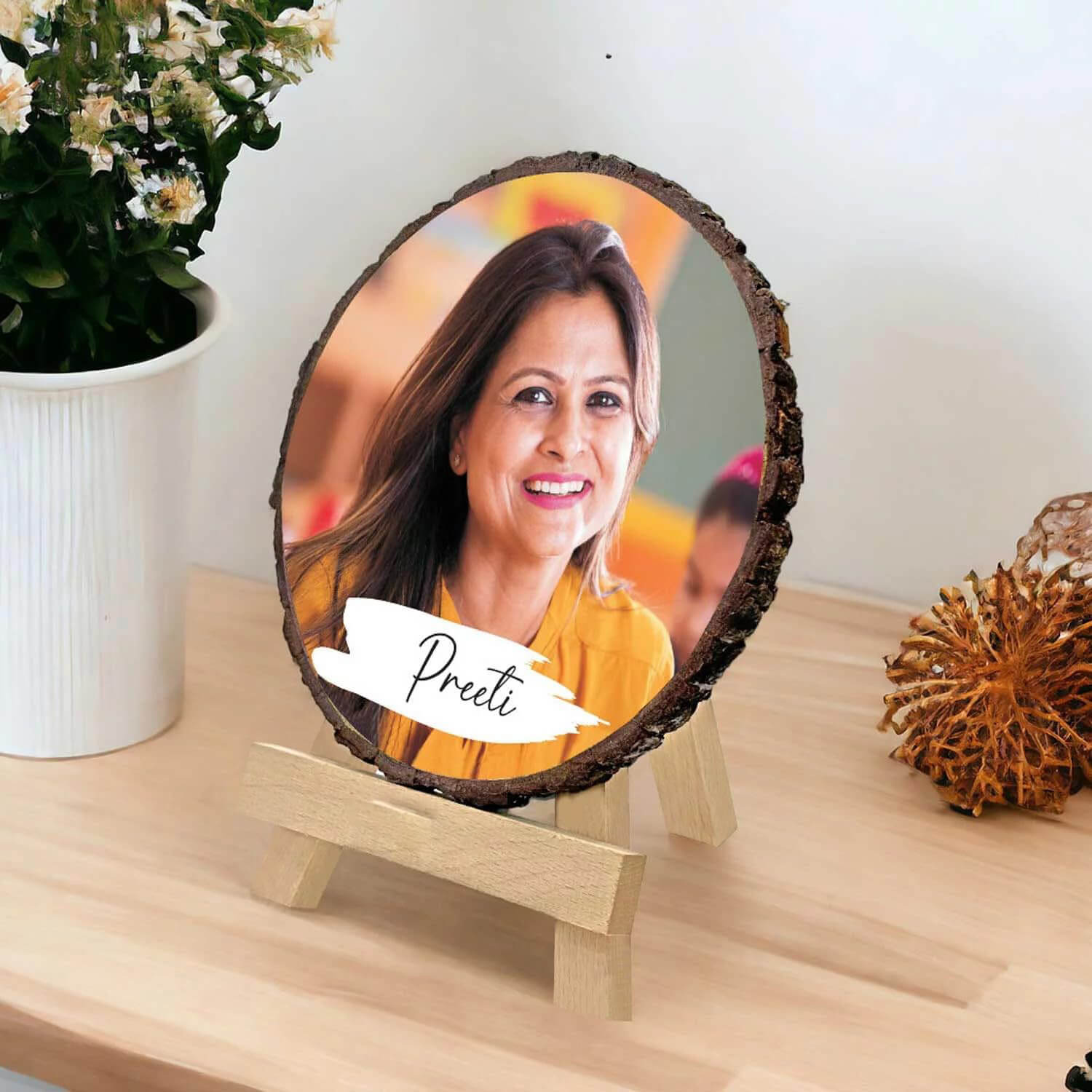 Personalized Wooden Colored Frame