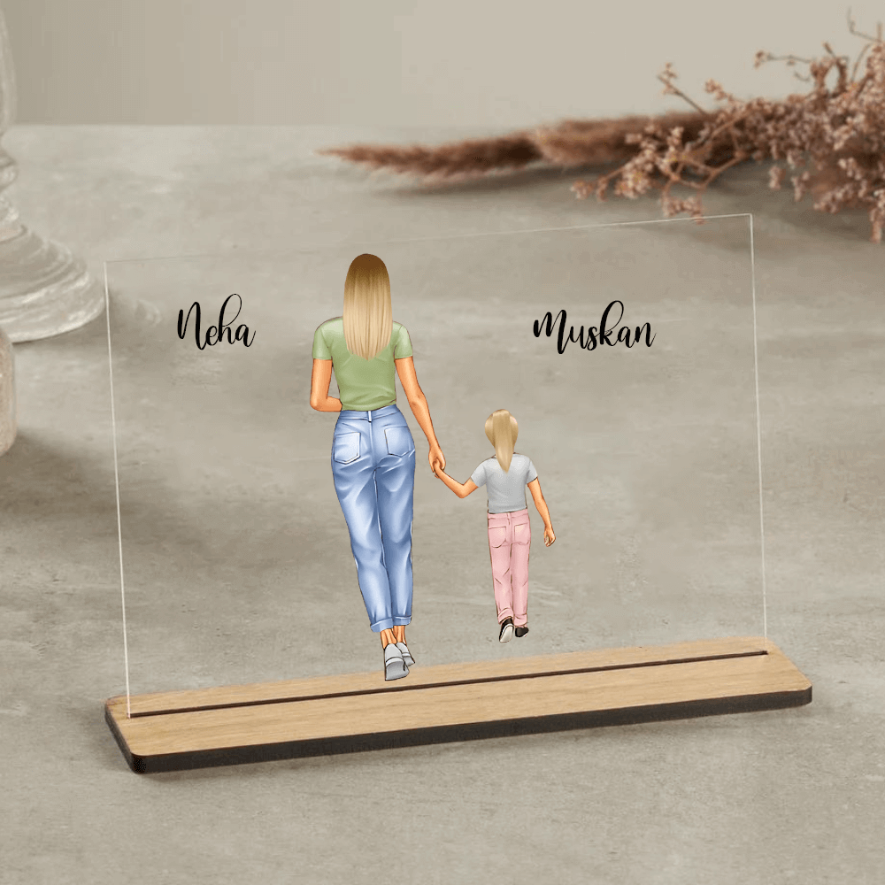 Customized table Top Plaque For Family