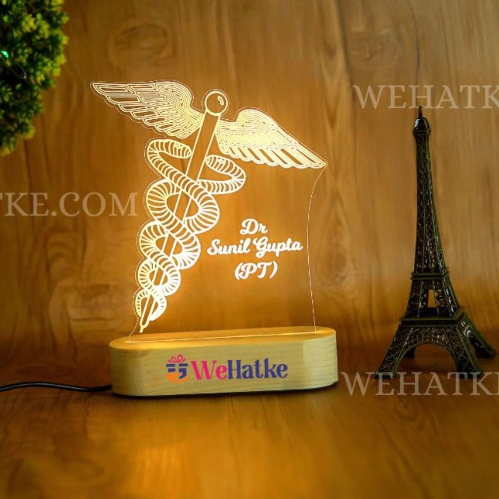 Customized Doctor Lamp With Medical Logo & Name