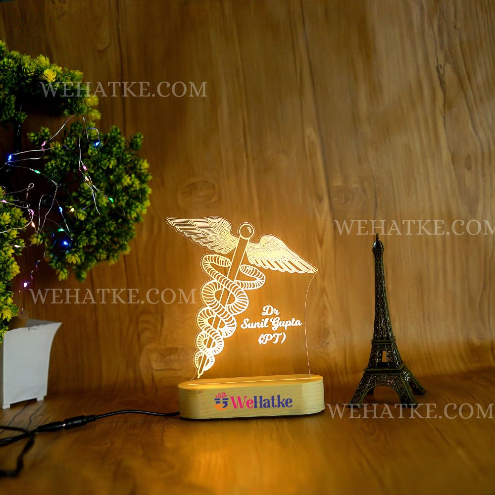 Customized Doctor Lamp With Medical Logo & Name