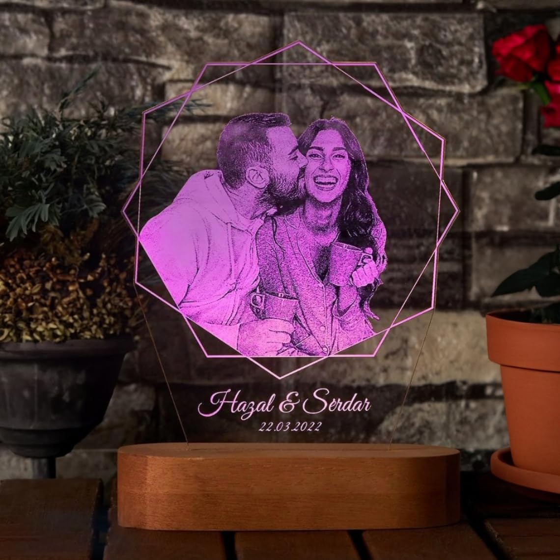 Customized Photo 3D Illusion Led Lamp