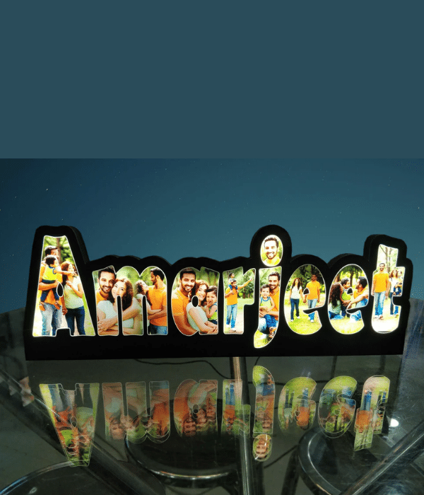 Customized Name Board  led frame with photos
