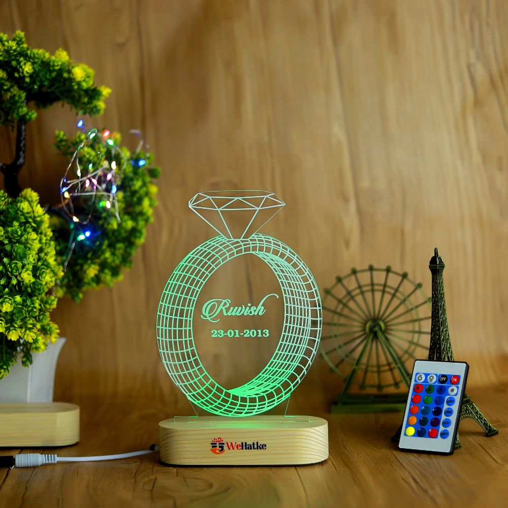 Customized 3D Ring illusion lamp