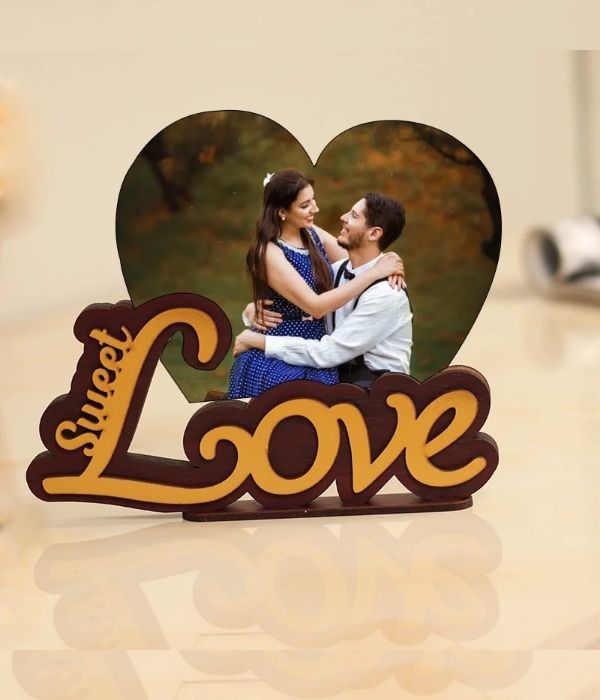 Customized Sweet Love Heart Photo Frame