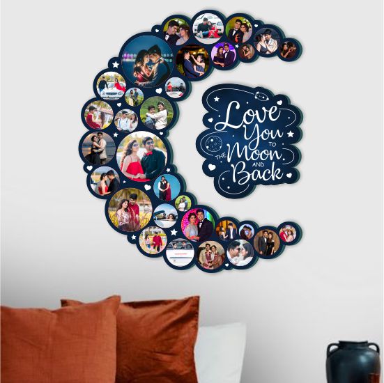 Customized Moon Frame With 31 Photos